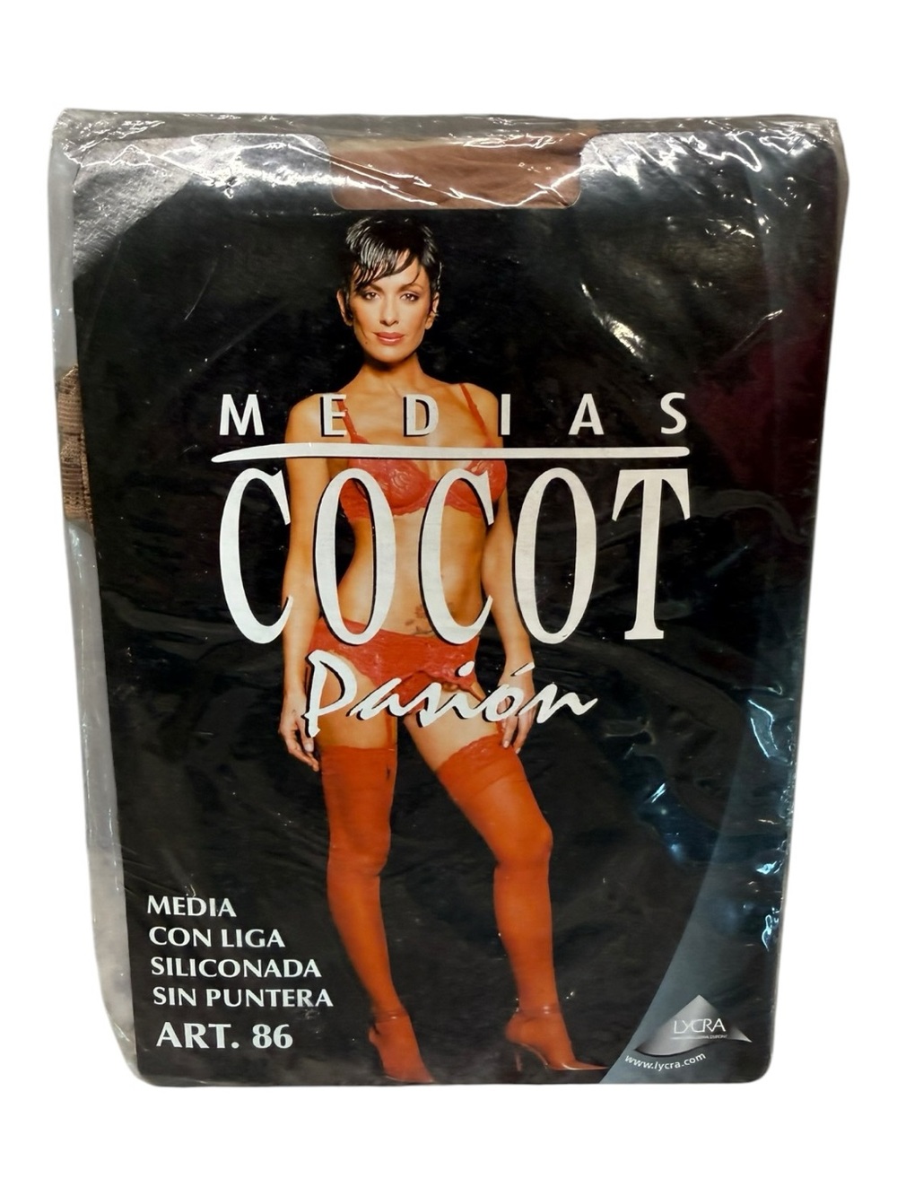Medias Cocot Pasion Art 86 Lace Top Stay Up Stockings 20 Denier One Size